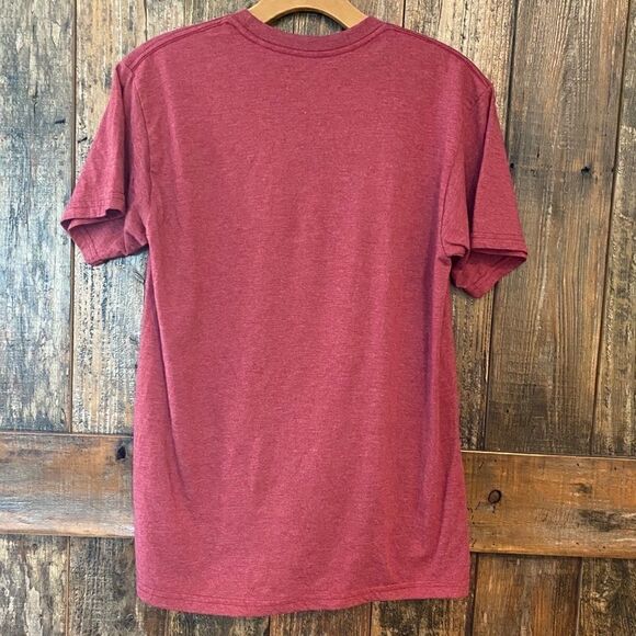 Disney Unisex Sz M Red Motorcycle Biker Mickey Mouse Short Sleeve Cotton T-Shirt - Picture 3 of 7